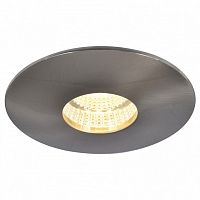 Встраиваемый светильник Arte Lamp Track lights A5438PL-1SS 9W 3000K 560Lm серебро d155(145)