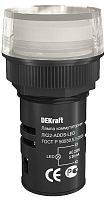 Лампа коммутац. ADDS 22мм LED 220В ЛK-22 бел. SchE 25001DEK