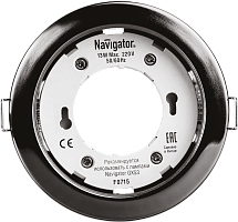 Светильник Navigator 71 281 NGX-R1-005-GX53 черный хром
