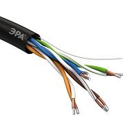 Кабель витая пара U/UTP 4х2х24AWG Cat5e CCA PE OUTDOOR SIMPLE (м) ЭРА Б0044436