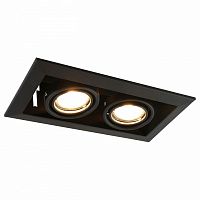 Встраиваемый светильник Arte Lamp A5941PL-2BK 2xGU10 130x250mm
