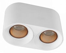 Точечный накладной светильник Denkirs DK3096-WH+BR