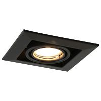 Встраиваемый светильник Arte Lamp A5941PL-1BK GU10 130x130mm