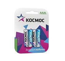 Элемент питания алкалиновый AAA/LR03 BP-4 (блист.4шт) КОСМОС KOCLR034BL_classic