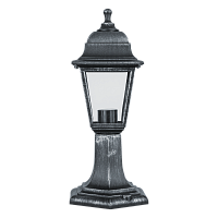 Уличный наземный светильник Navigator 80 471 NOF-PG31-004-IP44-E27 (4 грани черный под серебро)