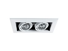 Встраиваемый светильник Arte Lamp Technika A5941PL-2WH 2xGU10 250x130mm