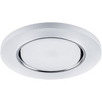Светильник встраиваемый с белой LED подсветкой Feron  32659 CD5020 GX53 белый матовый