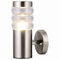 Уличный настенный светильник Arte Lamp Portico 4 A8381AL-1SS E27 IP44 серебристый