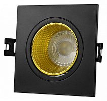 Встраиваемый светильник Denkirs DK3071-BK+YE GU5.3