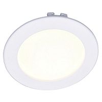 Встраиваемый светильник Arte Lamp Riflessione A7012PL-1WH 12W 3000K d150мм