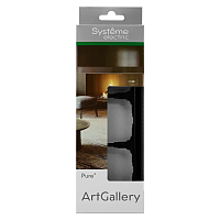 Рамка 3-м ArtGallery Pure органич. стекло черн. SE GAL321003
