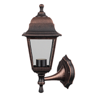 Уличный фасадный светильник Navigator 80 490 NOF-PG30-003-IP44-E27 (4 грани черный под медь)