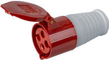 Розетка переносная Navigator 14 307 NCA-SR224-32-380 32А 3P+PE IP44