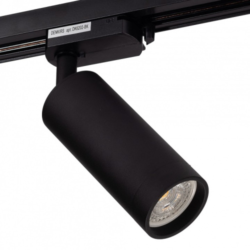 Трековый светильник однофазный Denkirs DK6202-BK GU10 черный