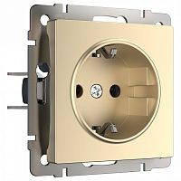 Розетка с заземлением и шторками, без рамки Werkel W117 8 W1171111