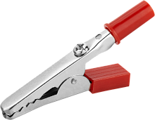 Зажим ОНЛАЙТ 80 854 OAC-5A-55-R25 (крокодил, крас, 5 А, упаковка 25шт)