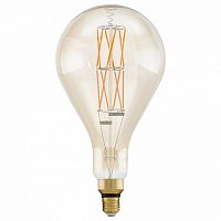 Лампа светодиодная диммируемая Eglo 11686 E27 8Вт 2100K FILAMENT янтарь