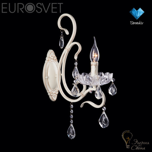 Бра EUROSVET 12205/1 белый Strotskis