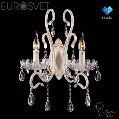 Бра EUROSVET 12205/2 белый Strotskis
