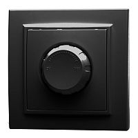 Выключатель диммирующий STEKKER, PSW10-9006-03, 250V, 600W, серия Эрна, черный