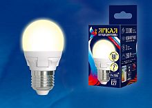 Лампа светодиодная Uniel Palazzo E27 7Вт 3000K LED-G45 7W/WW/E27/FR PLP01WH картон