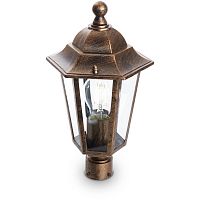 Фонарь уличный (без столба)   Feron 11129 PL6103 черное золото IP44