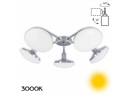 Люстра потолочная Citilux Тамбо CL716251Wz 5x12W 3000K