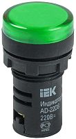 Арматура светосигнальная AD-22DS 12В AC/DC зел. IEK BLS10-ADDS-012-K06