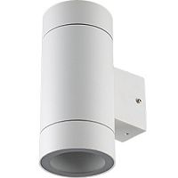 Уличный настенный светильник 8013A Ecola FW53C2ECH 2xGX53 IP65 белый 422398