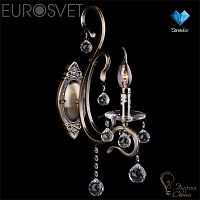 Бра EUROSVET 12505/1 античная бронза Strotskis