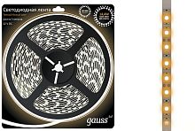 Светодиодная лента Gauss 312000114 5050-14.4Вт/м-60LED/m-IP20-5м-теплый