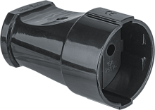 Розетка прямая Navigator 61 717 NCA-SK01-10A-X-BL переносная б/з черная