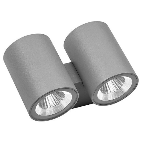 Фасадный светильник Lightstar Paro LED 352694 4x6W 4000K IP65 серый