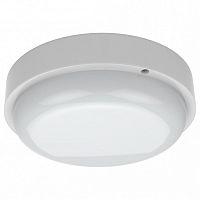 Светильник с оптико-аккустическим датчиком Gauss 126418208-S Eco 8W 4000K IP65 d140