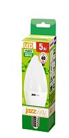 Лампа светодиодная JazzWay 1036865A PLED-ECO-C37 5Вт E14 4000К 400лм