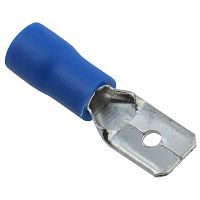 Наконечник плоский Изолированный (папа) РпИп 2,5-250, STEKKER, LD401-25250 (ОПТ упаковка 100 шт)