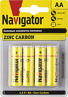 Элемент питания Navigator 94 758 NBT-NS-R6-BP4 (цена за блистер)