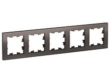 Рамка 5-м AtlasDesign универс. мокко SchE ATN000605