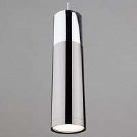 Подвесной светильник Eurosvet Double Topper 50135/1 LED хром/черный жемчуг 12W 84445