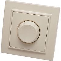 Выключатель диммирующий, STEKKER, PSW10-9006-02, 250В, 600W, серия Эрна,слоновая кость