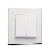 Выключатель 2-кл. СП Karea 10А IP20 бел. Makel 56001003