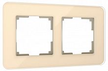 Рамка на 2 поста Werkel Elite (айвори, стекло) W0022443