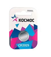 Элемент питания литиевый CR2025 1хBL (блист.1шт) КОСМОС KOC20251BL