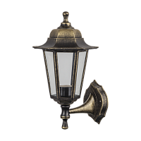 Уличный фасадный светильник Navigator 80 494 NOF-PG33-002-IP44-E27 (6 граней черный под бронзу)
