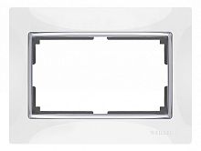 Рамка для двойной розетки WERKEL WL03-Frame-01-DBL-white Snabb a033481