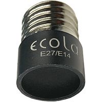 Переходник с цоколя E27 на E14 Ecola A7T14BEAY чёрный 421566