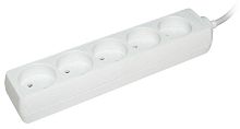 Удлинитель 5х3м без заземл. 10А IP20 У5 ПВС 2х0.75 IEK WYP10-06-05-03-N
