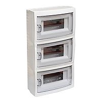 Бокс настенный STEKKER EBX50-3/36-40 36 модулей, пластик, серия Standart