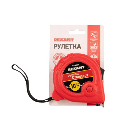 Рулетка измерительная "Стандарт" 10мх25мм Rexant 12-9003 фото 3