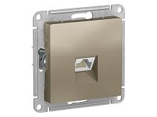 Механизм розетки компьютерной AtlasDesign RJ45 шампань SE ATN000583
